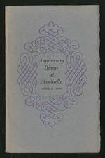 Anniversary Dinner at Monticello April 11, 1960