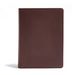 Csb He Reads Truth Bible, Brown Genuine Leather Indexed