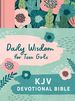 Daily Wisdom for Teen Girls Kjv Devotional Bible: King James Version, Blush Rainforest