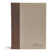 Csb Spurgeon Study Bible, Brown/Tan Cloth Over Board