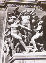 Postcard Depicting La Danse, a Sculpture By Jean-Baptiste Carpeaux, From the Facade of the Palais Garnier, Opera National De Paris (Opera House) Paris