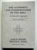 The Authority and Interpretation of the Bible: an Historical Approach