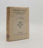 Cornelii Taciti De Origine Et Situ Germanorum