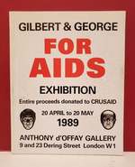 Gilbert & George for Aids Exhibition