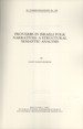 Proverbs in Israeli Folk Narratives: A structural Semantic Analysis (FF communications, 232)