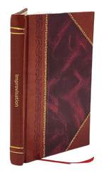 Improvisation (En Forme De Variations) Op. 31 1922 [Leather Bound]