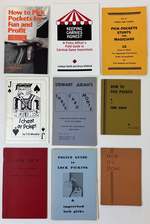 Nine Booklets on How to Pick Pockets, Cheat at Cards, Pick Locks and Spot Carnival Cheats