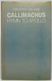 Callimachus: Hymn to Apollo--a Commentary