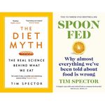 Tim Spector Collection 2 Books Set (Spoon-Fed, the Diet Myth)