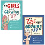 The Girls Guide to Growing Up By Anita Naik & the Boys Guide to Growing Up By Phil Wilkinson 2 Books Collection Set