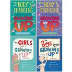 My Body's Changing & Guide to Growing Up Series 4 Books Collection Set By Anita Ganeri, Anita Naik, Phil Wilkinson (a Boy's Guide to Growing Up, a Girl's Guide to Growing Up, the Girls, the Boys)