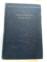 1952 Hc Linear Algebra and Matrix Theory By Stoll, Robert R.