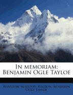 In Memoriam: Benjamin Ogle Tayloe