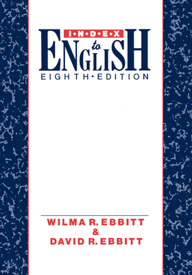 Index to English - Ebbitt, Wilma R, and Ebbitt, David R