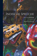 Indische Sprche: Sanskrit und Deutsch.