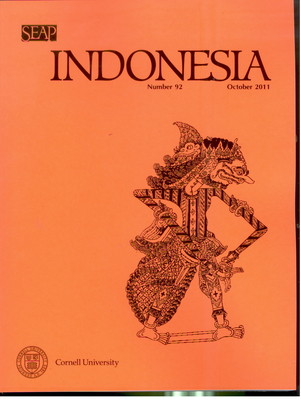 Indonesia Journal: October 2011 - Barker, Joshua (Editor), and Tagliacozzo, Eric, Professor (Editor)
