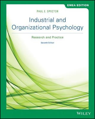 Industrial and Organizational Psychology: Research and Practice by Paul ...