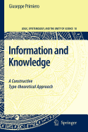 Information and Knowledge: A Constructive Type-Theoretical Approach