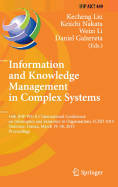 Information and Knowledge Management in Complex Systems: 16th IFIP WG 8.1 International Conference on Informatics and Semiotics in Organisations, ICISO 2015, Toulouse, France, March 19-20, 2015, Proceedings