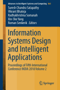 Information Systems Design and Intelligent Applications: Proceedings of Fifth International Conference India 2018 Volume 2