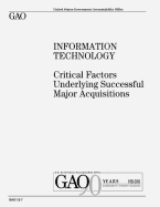 Information Technology: Critical Factors Underlying Successful Major Acquisitions