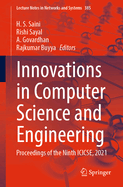 Innovations in Computer Science and Engineering: Proceedings of the Ninth ICICSE, 2021