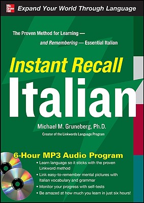Instant Recall Italian - Gruneberg, Michael, Dr.