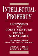 Intellectual Property: Licensing and Joint Venture Profit Strategies 2003 Cumulative Supplement