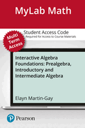 Interactive Algebra Foundations: Prealgebra, Introductory and Intermediate Algebra -- 24 Month Standalone Access Card