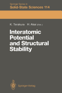 Interatomic Potential and Structural Stability: Proceedings of the 15th Taniguchi Symposium, Kashikojima, Japan, October 19-23, 1992