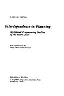 Interdependence in Planning: Multilevel Programming Studies of the Ivory Coast