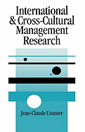 International and Cross-Cultural Management Research