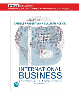International Business: Environments & Operations - Daniels, John D, and Radebaugh, Lee H, and Sullivan, Daniel P
