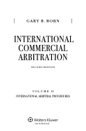 International Commercial Arbitration: Volume II: International Arbitral Procedures