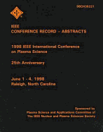 International Conference on Plasma Science 1998
