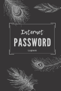 Internet Password Log Book: Peacock Styled Journal For Home And Office Organization