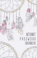 Internet Password Organizer: Never Forget a Password Again! 5.5" X 8.5" Password Organizer with Tabbed Pages, Dreamcatchers Design, Over 200 Record User and Password