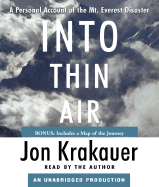 Into Thin Air: A Personal Account of the Mt. Everest Disaster - Krakauer, Jon
