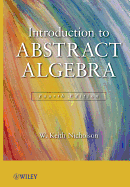 Introduction to Abstract Algebra, 4e Set