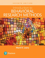 Introduction to Behavioral Research Methods -- Books a la Carte