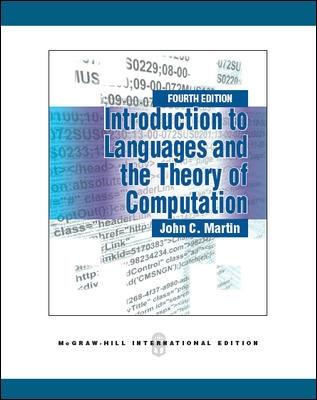 Introduction to Languages and the Theory of Computation - Martin, John