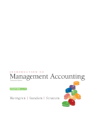 Introduction to Management Accounting, Chap. 1-17