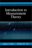 Introduction to Measurement Theory - Allen, Mary J