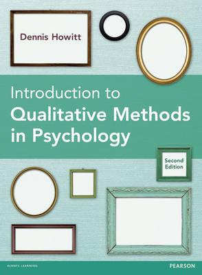 Introduction to Qualitative Methods in Psychology - Howitt, Dennis