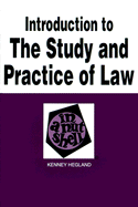 Introduction to the Study and Practice of Law in a Nutshell - Hegland, Kenney F