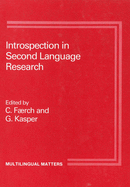Introspection in 2nd Language Research