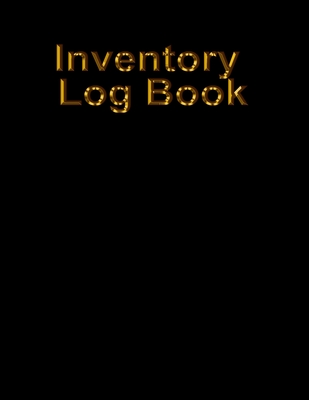 Inventory Log Book: Simple Inventory Tracker, Inventory Log, 8.5 x 11 inches, 110 pages - Factory, Red