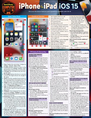 iPhone & iPad IOS 15: A Quickstudy Laminated Reference Guide - Kepler, Jennifer