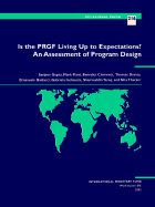 Is the PRGF Living Up to Expectations?: An Assessment of Program Design - Cooper, Jason, and Gupta, Sanjeev, M.D., and Plant, Mark