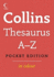 Collins Vinyl Pocket Thesaurus aZ